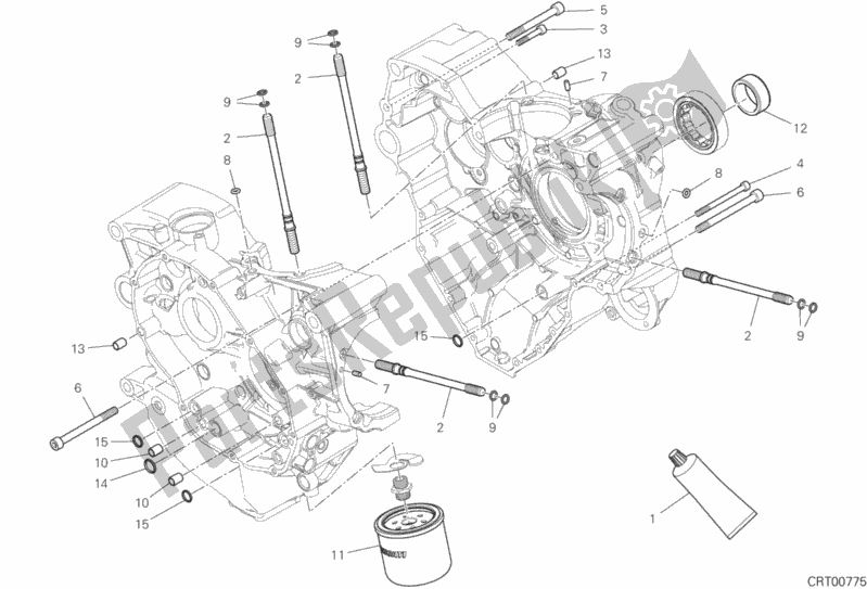 Todas las partes para 10a - Par De Semicárter de Ducati Multistrada 1260 S D-air 2019